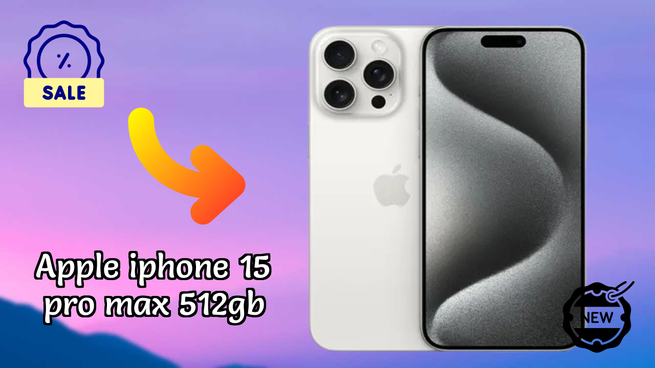 Apple IPhone 15 Pro Max 512GB Display Technology: Super Retina XDR Quality