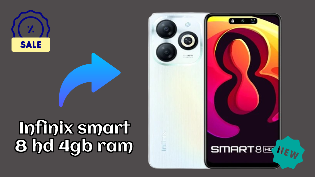 Infinix Smart 8 HD 4GB RAM at ₹6,999 - Best Features Listed