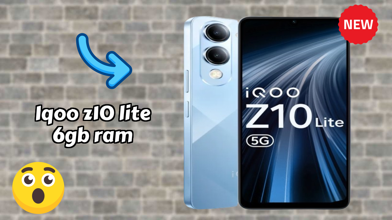IQOO Z10 Lite 6GB RAM Test: 6 GB RAM Handles Gaming Well