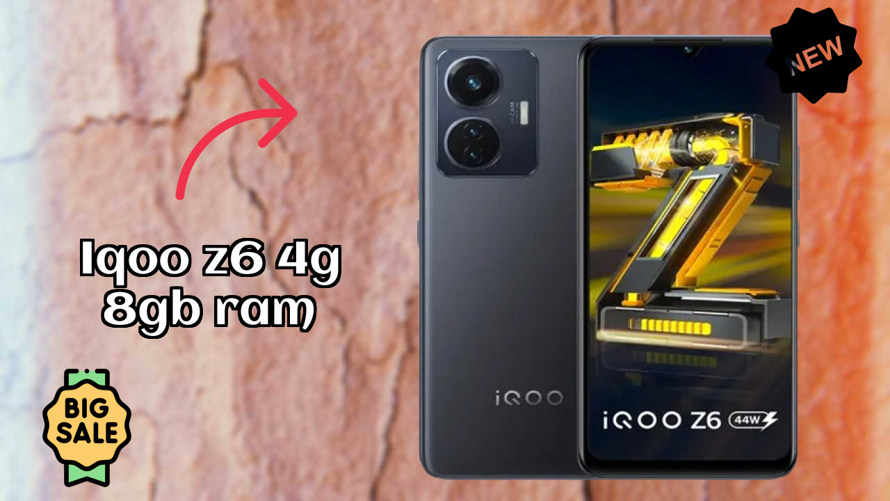 IQOO Z6 4G 8GB RAM at ₹11,990 - Best Features Highlighted