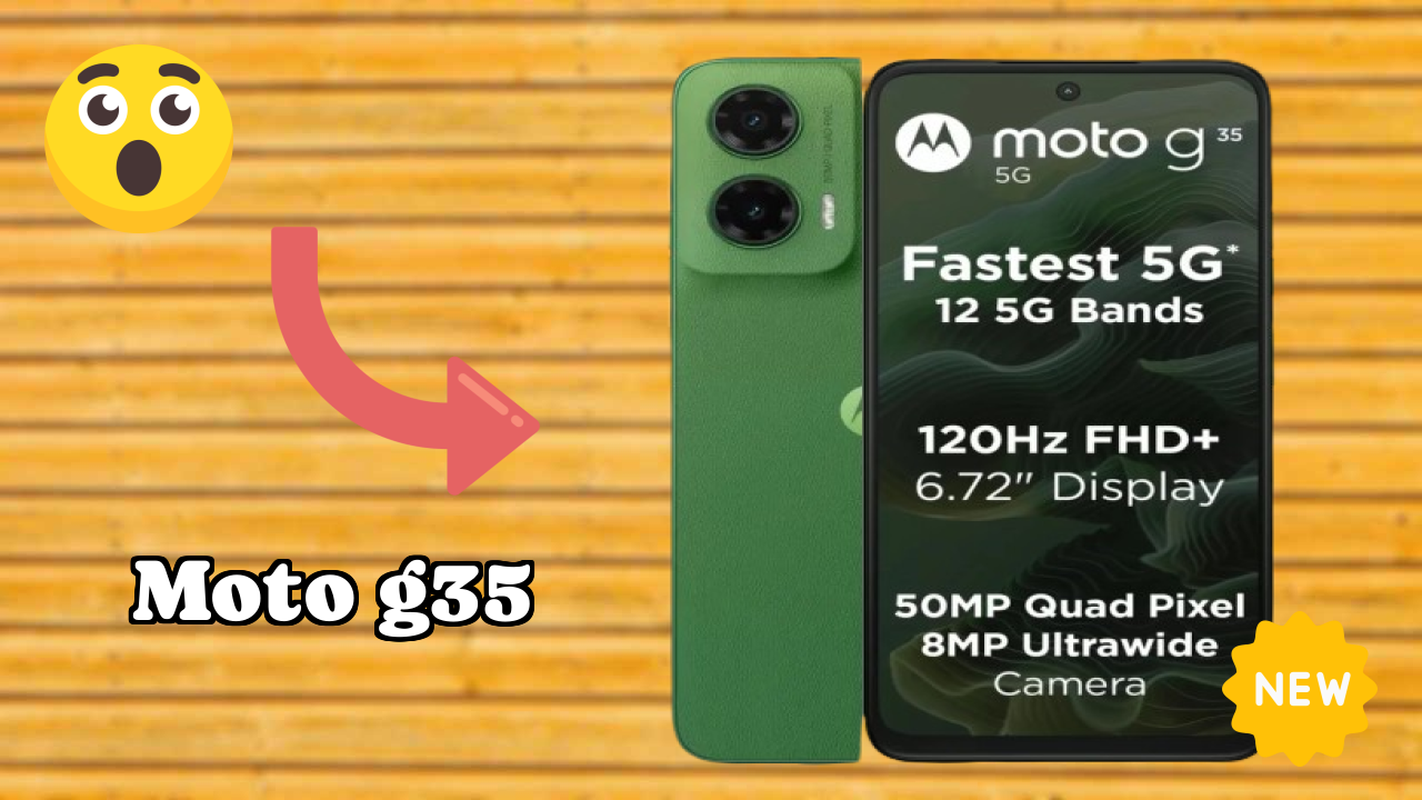 Best Moto G35 Deals - Price Dropped to ₹10,250 Only!