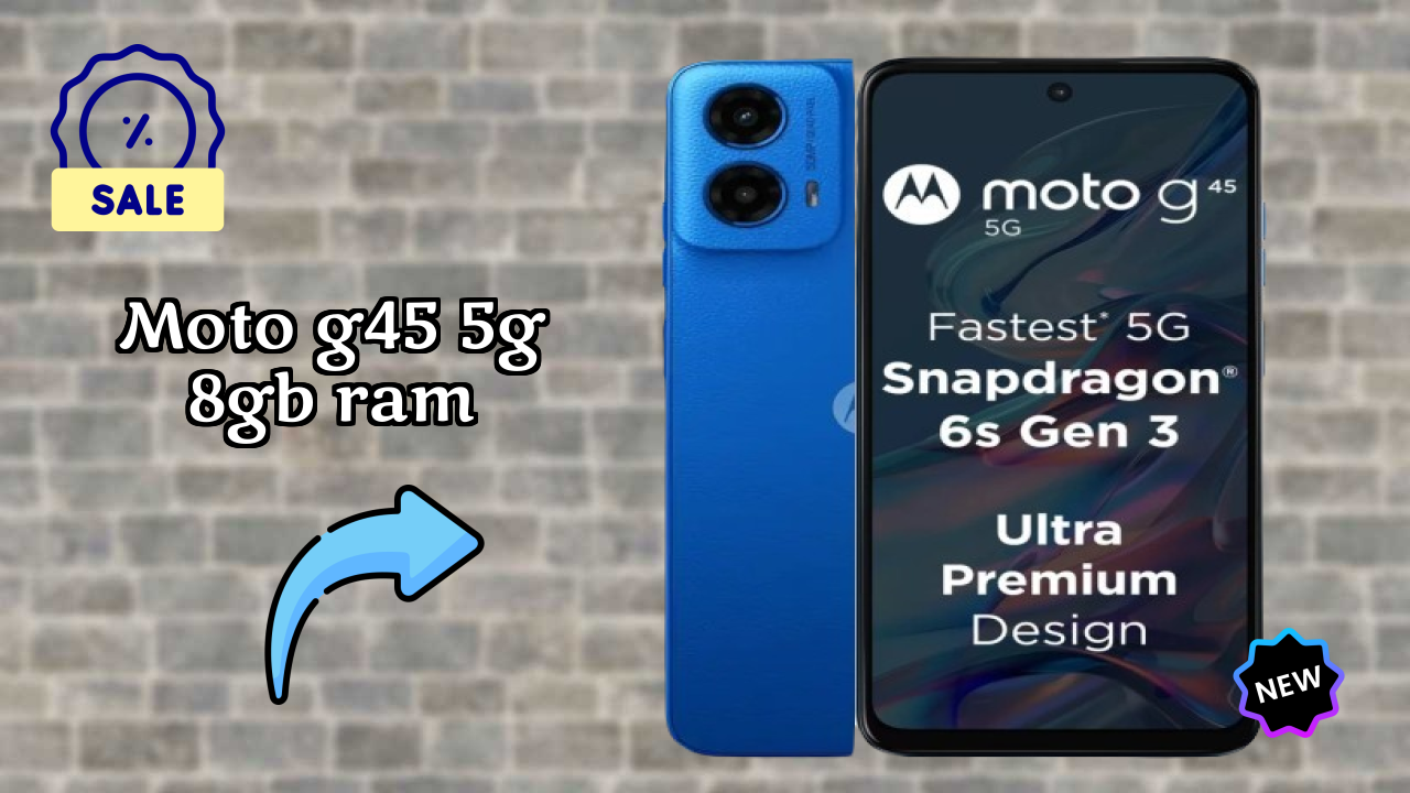 Moto G45 5G 8GB RAM Display Review: IPS LCD Quality