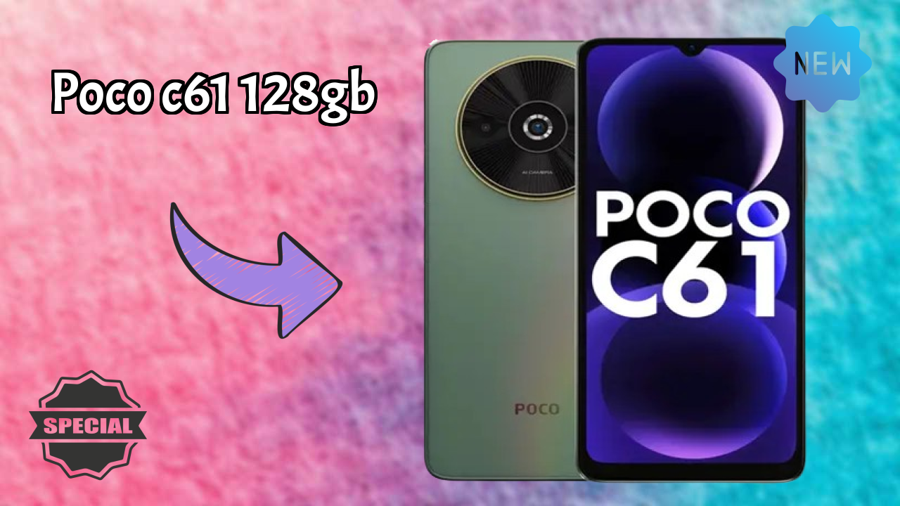 POCO C61 128GB at ₹8,499 - Complete Specifications