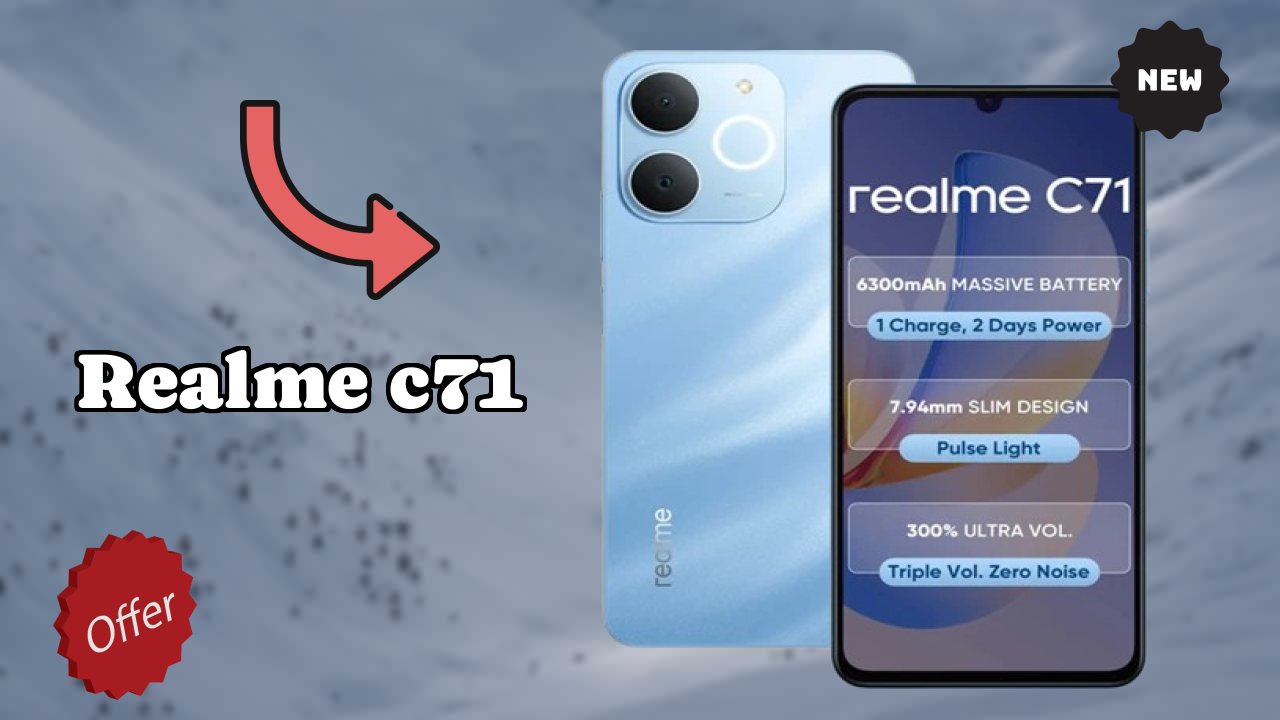 Realme C71 at ₹6,999 - Best Deal Available Right Now