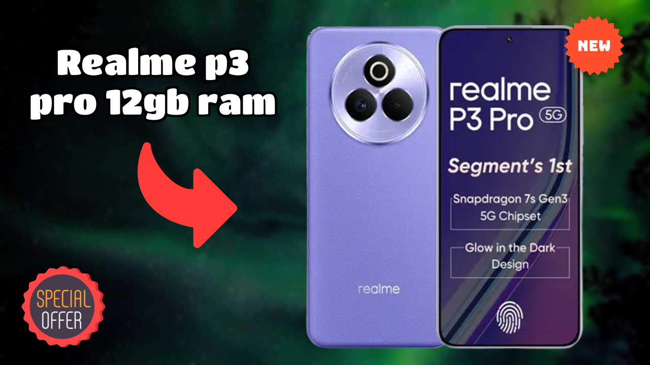 Realme P3 Pro 12GB RAM Display Size: 6.83 Inches (17.35 Cm) Screen Review