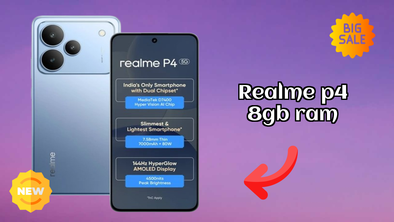 Realme P4 8GB RAM Processor Review: MediaTek Dimensity 7400 Ultra Benchmarks