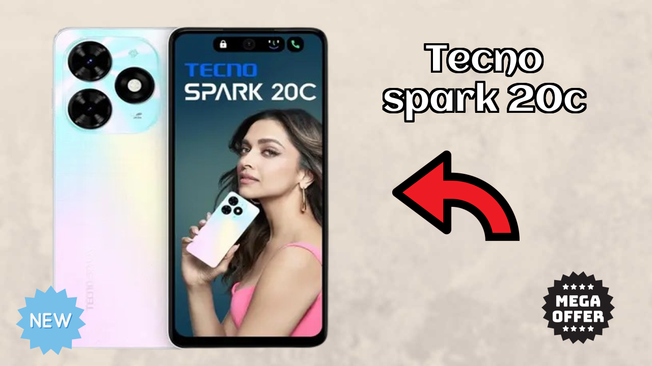 Tecno Spark 20C Display Technology: 6.6 Inches (16.76 Cm) Screen