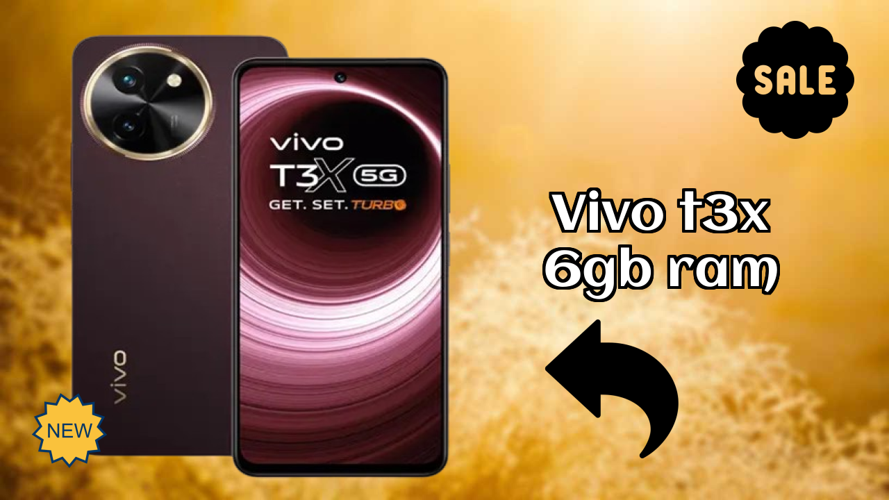 Vivo T3x 6GB RAM Display Analysis: 6.72 Inches (17.07 Cm) Quality