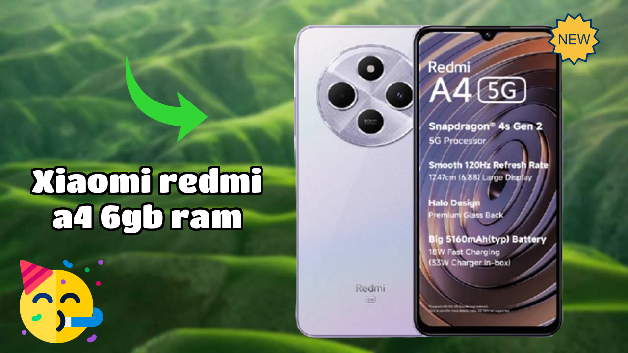 Xiaomi Redmi A4 6GB RAM Display Size: 6.88 Inches (17.48 Cm) Screen Test