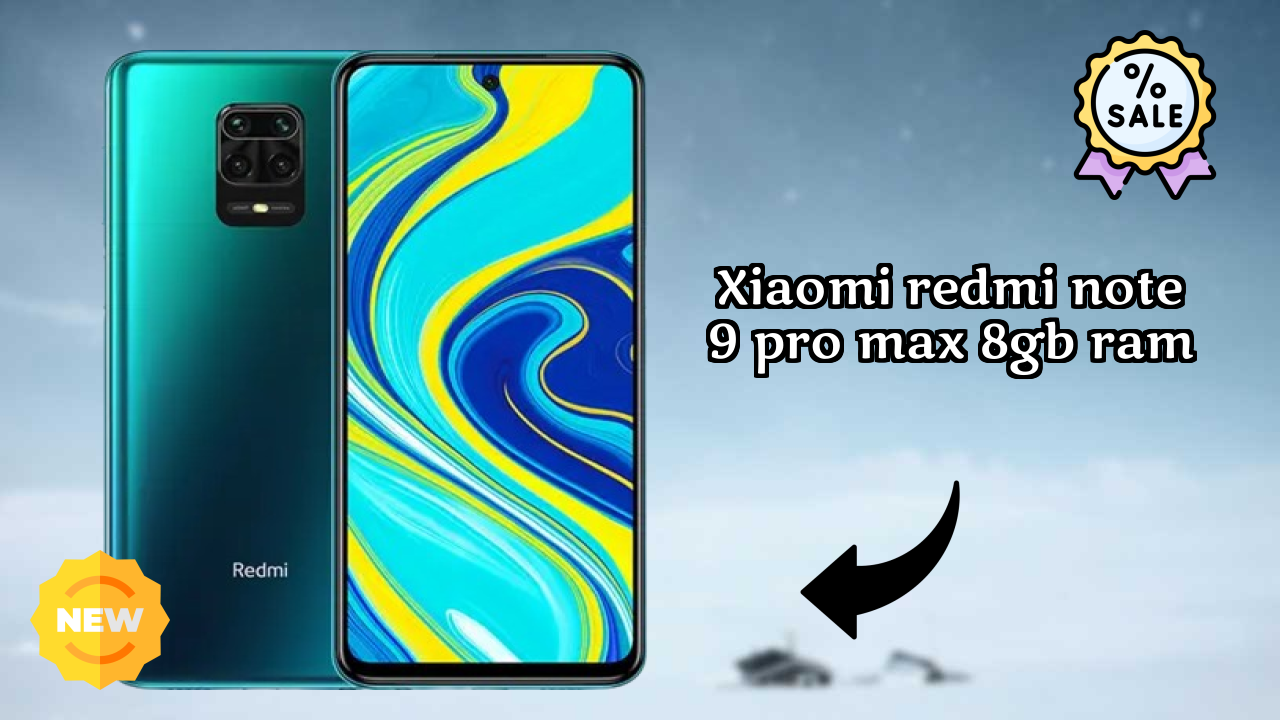 Xiaomi Redmi Note 9 Pro Max 8GB RAM Display Size: 6.67 Inches (16.94 Cm) Screen Quality